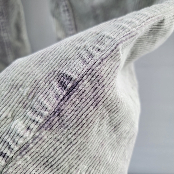 Anthropologie Pilcro The Wanderer Corduroy Barrel Pants Size 27 Light Gray Boho - Picture 15 of 16